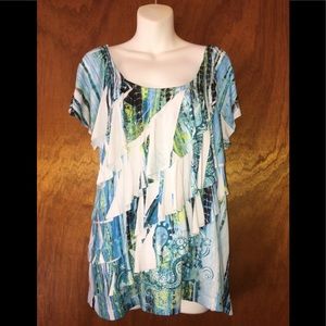 Women’s Layered Dress Top by AB Studio, XL